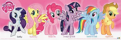 My Little Pony (Pink) Characters 36x12 Art Print Poster • $12.99