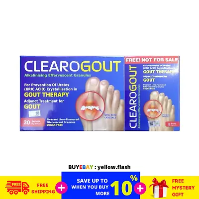 $29.66 • Buy Clearogout - Uric Acid Crystals Formula 4g 35's Relief For Gout Therapy