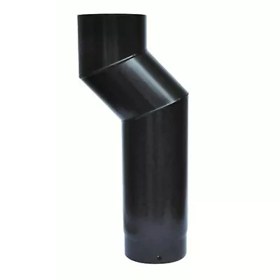 £83 • Buy 5  6 Inch Stove Pipe Offset Bend Matt Black Flue Pipe Wood Burning Stoves