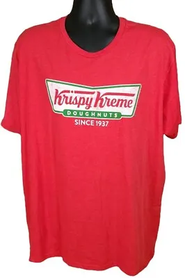 $16.91 • Buy Krispy Kreme Doughnuts Since 1937 Red Logo T-Shirt Mens 2XL