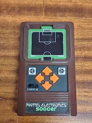 Mattel Electronics Soccer 1978 Vintage Handheld Video Game 70's Working • £22.99