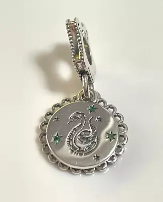 $60 • Buy Authentic Pandora Harry Potter Slytherim House Crest Pendant Charm 798620C01 New