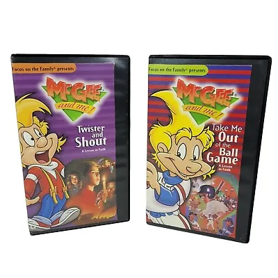 McGee And Me VHS Lot Of 2 Twister And Shout  Take Me Out Of The Ball Game Faith • $12.99