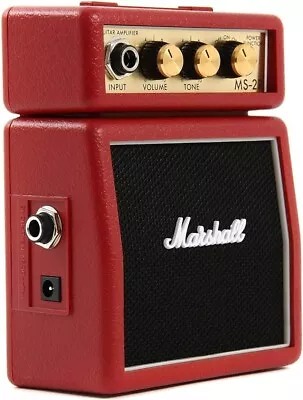 Marshall MS-2R Mini Amplifier Red Japan • $69.25