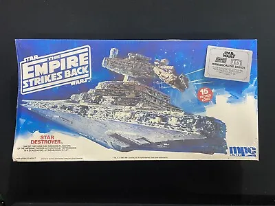 Star Wars The Empire Strikes Back Star Destroyer Scale Model Kit New Sealed • $74.99