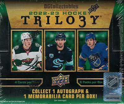 2022-23 Upper Deck Trilogy Nhl Ice Hockey Factory Sealed Hobby Box New In Stock! • $179.95