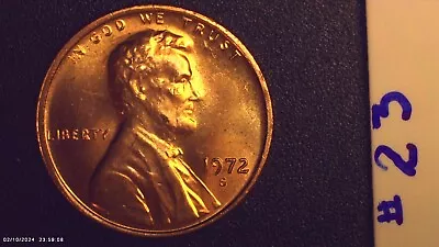 1972S Red Lincoln Memorial Penny With DDO And RPM • $10