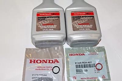 New Genuine Honda Power Steering Fluid Pump Line O Ring Gasket Seals Set 4pc Kit • $19.95