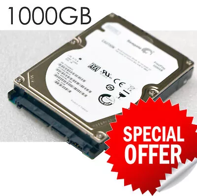 £54.36 • Buy 1000 GB 1TB Seagate ST1000LM010 5.4k SATA Hard Drive HDD 9YH146-550 Server C297
