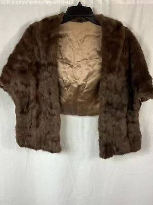 Brown Faux Fur Stole • $9.99