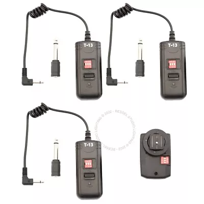 8 Channel Wireless Studio Flash Battery Remote Trigger Kit Sender+ 3 X Receivers • £39.99