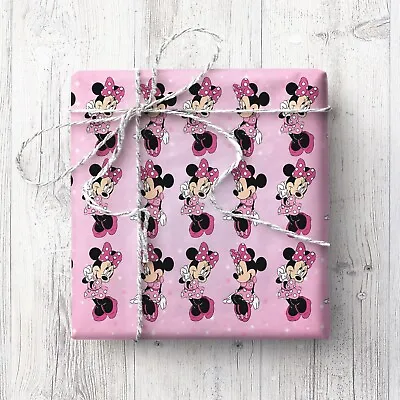 Oh Minnie You're So Fine (Unofficial Minnie Mouse) Wrapping Paper (2 Sheets) • £6