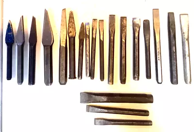 20 Vintage Cold Chisels HP And Others • $28.50