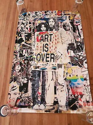 Mr. Brainwash Art Is Over Offset Lithograph Print Poster 2010 NICE • $165