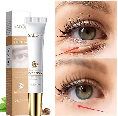 Instant Remove Wrinkle Eye Cream Eye Bags Dark Circles Anti Puffiness Firm Serum • £5.99