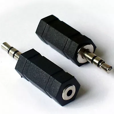 3.5mm Stereo Jack Plug To 2.5mm Mono Socket Adapter Converter Xbox 360 Headphone • £3.99