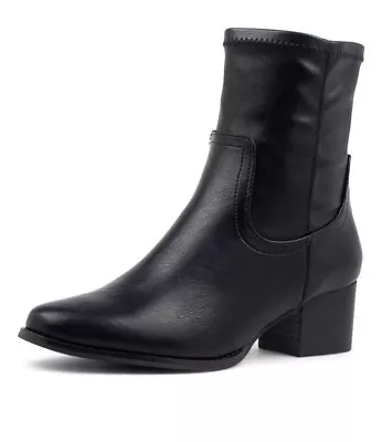 NEW IN BOX 'I LOVE BILLY' Black Ankle Boots Size 10 RRP $120 • $59.90