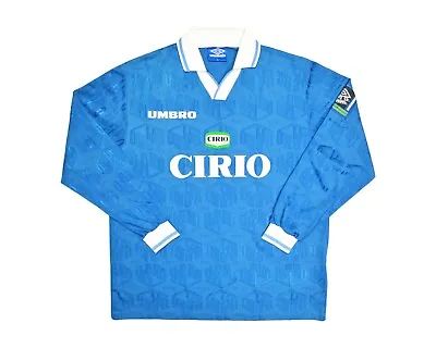 1996-97 Umbro Lazio Player Issue Training Shirt XL • £99.99