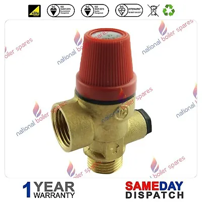 Ideal Classic Lx Ff 230 240 250 260 270 280 Pressure Relief Valve Prv 075248 • £10.44