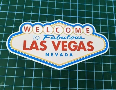 Las Vegas Welcome To Fabulous Las Vegas Nevada Sign Sticker USA Decal New Larger • £1.99