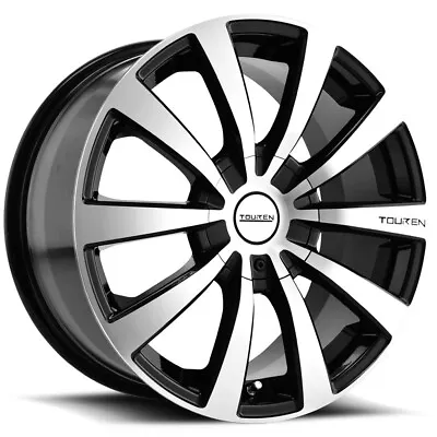 Touren TR3 18x8 5x100/5x4.5  +40mm Black/Machined Wheel Rim 18  Inch • $161.99