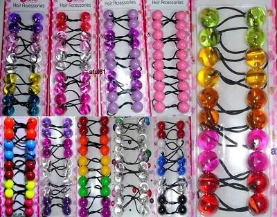 Kids Hair Bobbles/Girls Hair Elastic Bands/Ponytail Hair Bobbles Accessories NEW • £2.99