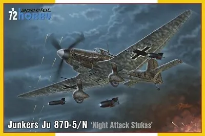 Junkers Ju 87D-5/N/D-8 Night Attack Stukas	SH72458  Special Hobby 1:72 • $20