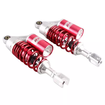 11  280mm Red Universal Rear Air Shock Absorbers Suspension For Scooter Moped • $136.83