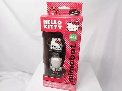 Only 1 On Ebay Hello Kitty Mimobot Nerd Cute 4GB USB Flash Drive BRAND NEW Rare! • $55