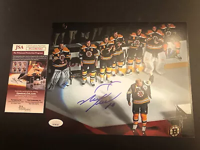 JSA AUTHENTICATED MARK RECCHI SIGNED 8x10 PHOTO STANLEY CUP BRUINS AUTO 167 • $34.99