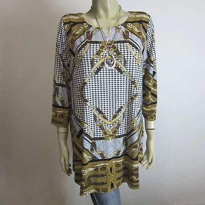 MAGGIE T Tunic Top Sz 14 16 As New - BUY Any 5 Items = Free Post • $15.65