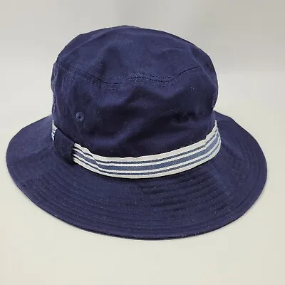 Dockers Boonie Brim Bucket Hat Safari Hiking Outdoor Fishing Cap Navy Blue • $12.19