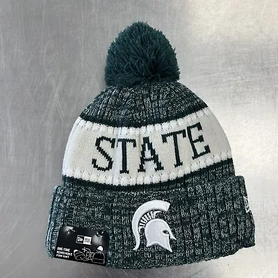 Michigan State Spartans NWT New Era Knit Hat With Removable Pom  • $16.99