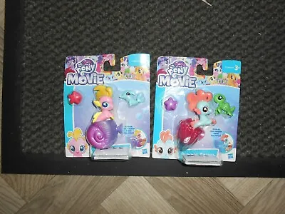 2 X My Little Pony The Movie Baby Sea Pony Figure Seapony  Set. Bnip • £4.88