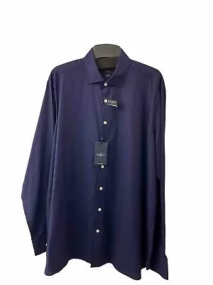 Hackett Peached Herringbone Shirt. Size XXL. RRP £110 • £9.99