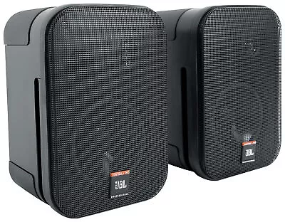 Pair JBL C1PRO Control 1 PRO Black 5.25  Wall Mount Home/Commercial Speakers • $200