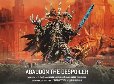 Warhammer 40k Abaddon The Despoiler Chaos Space Marines New On Sprue NOS • $58.25