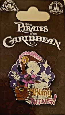 £12.82 • Buy Disney Parks Halloween Pirates Of The Caribbean Minnie  Bling Is My Thing!  Pin