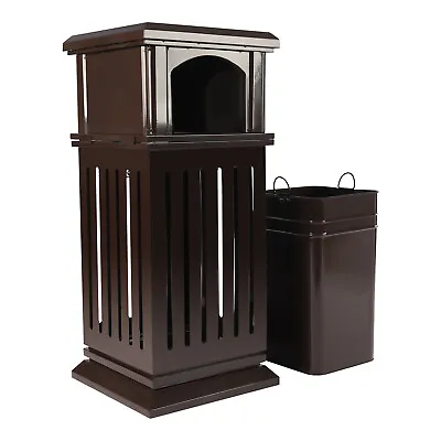 $240 • Buy 40L Commercial Trash Can Restaurant Outdoor Large Garbage Waste / Recycle Bin 