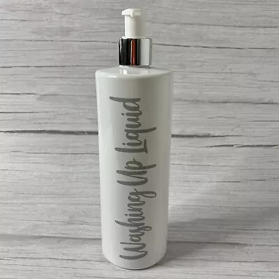 Mrs Hinch Inspired Bottle White Gloss Washing Up- Any Text- 500ml- FREE POSTAGE • £9.33