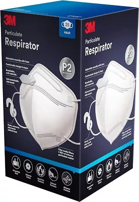 NEW 25x 3M Particulate P2 AS/NZS 1716 Respirator Face Masks Protective Filter • $59.99