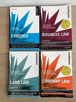 X4 Law Express Book Bundle (Pearson) - Evidence Business Land & Company LAW • £15