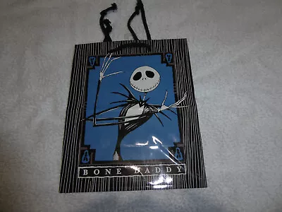 Disney Nightmare Before Christmas Jack Skellington Bone Daddy Vintage Gift Bag • £2.99