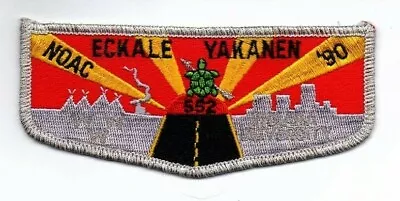 Boy Scout OA 552 Eckale Yakanen 1990 NOAC Flap S11 • $80