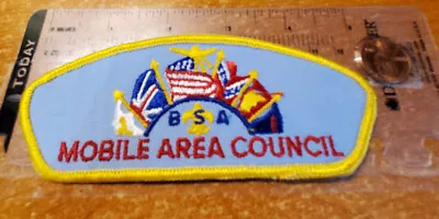 BSA Mobile Area Council Alabama CSP  T-1  First Registered Issue {ww} • $5.95