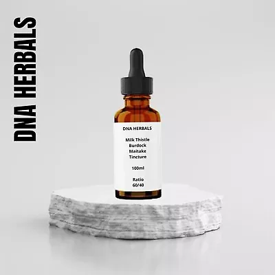 DNA HERBALS - Maitake & Burdock & Milk Thistle Tincture - 100ml • £16.81