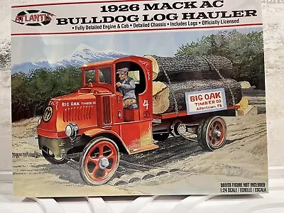 Atlantis # M2401 1/24 Scale 1926 MACK AC Bulldog Logging Truck - Sealed New Kit • $24.95