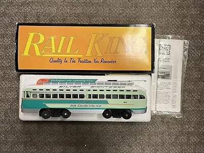 + MTH O Gauge RailKing Washington DC #1512 PCC Electric Street Car W/ PS.1 *ST • $199.99