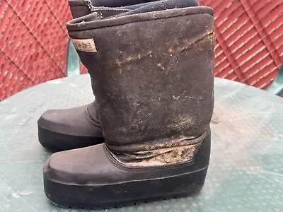 Vintage Bench Warmer Orginal Moon Boots  In Black Men's Size 9 • $50