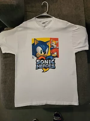 Rare Vintage Sega Sonic Heroes Video Game Promo T Shirt Size XL • $99